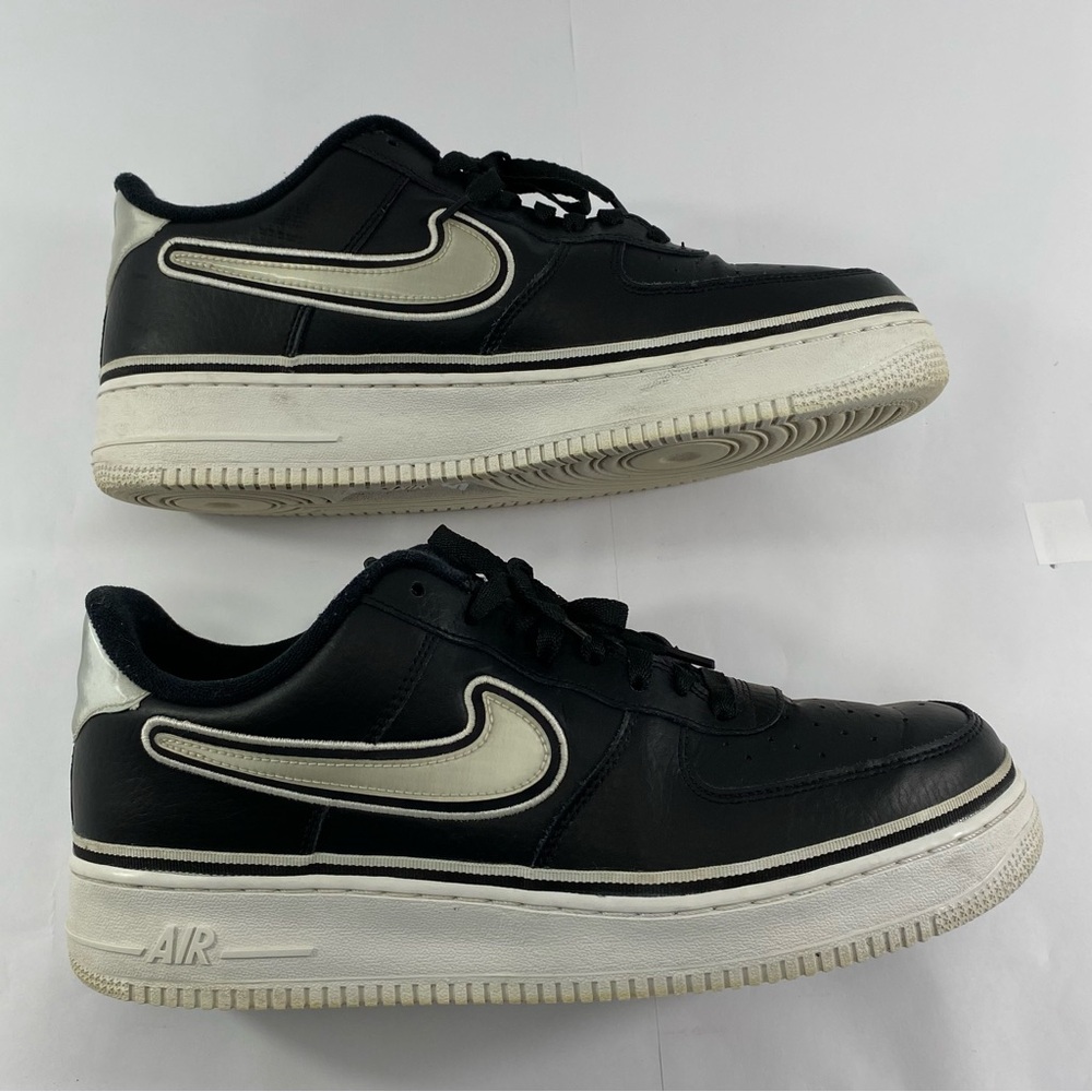 NIKE AIR FORCE 1 Low 07 LV8 Sport AF1 Black White Men’s 12 AJ 7748-001 Sneakers - Picture 2 of 16